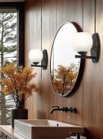 One Light Wall Sconce by Z-Lite - Colette Collection, Matte Black Finish - 1963-1S-MB