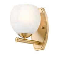 One Light Wall Sconce by Z-Lite - Colette Collection, Modern Gold Finish - 1963-1S-MGLD
