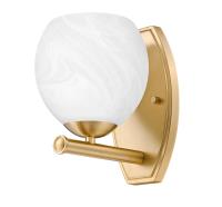 One Light Wall Sconce by Z-Lite - Colette Collection, Modern Gold Finish - 1963-1S-MGLD