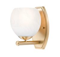 One Light Wall Sconce by Z-Lite - Colette Collection, Modern Gold Finish - 1963-1S-MGLD