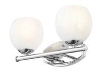Two Light Vanity by Z-Lite - Colette Collection, Chrome Finish - 1963-2V-CH