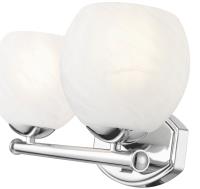 Two Light Vanity by Z-Lite - Colette Collection, Chrome Finish - 1963-2V-CH