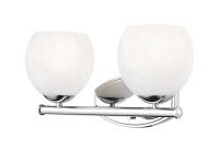 Two Light Vanity by Z-Lite - Colette Collection, Chrome Finish - 1963-2V-CH