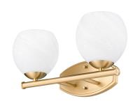 Two Light Vanity by Z-Lite - Colette Collection, Modern Gold Finish - 1963-2V-MGLD
