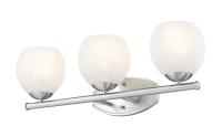 Three Light Vanity by Z-Lite - Colette Collection, Brushed Nickel Finish - 1963-3V-BN