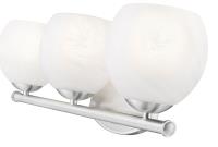 Three Light Vanity by Z-Lite - Colette Collection, Brushed Nickel Finish - 1963-3V-BN