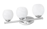 Three Light Vanity by Z-Lite - Colette Collection, Brushed Nickel Finish - 1963-3V-BN
