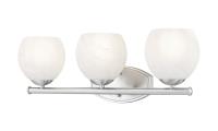 Three Light Vanity by Z-Lite - Colette Collection, Brushed Nickel Finish - 1963-3V-BN