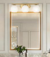 Three Light Vanity by Z-Lite - Colette Collection, Modern Gold Finish - 1963-3V-MGLD