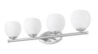 Four Light Vanity by Z-Lite - Colette Collection, Brushed Nickel Finish - 1963-4V-BN