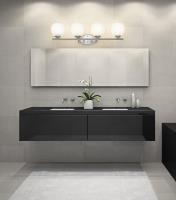 Four Light Vanity by Z-Lite - Colette Collection, Brushed Nickel Finish - 1963-4V-BN