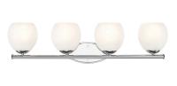 Four Light Vanity by Z-Lite - Colette Collection, Chrome Finish - 1963-4V-CH
