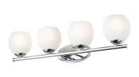 Four Light Vanity by Z-Lite - Colette Collection, Chrome Finish - 1963-4V-CH