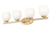 Four Light Vanity by Z-Lite - Colette Collection, Modern Gold Finish - 1963-4V-MGLD