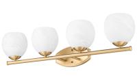 Four Light Vanity by Z-Lite - Colette Collection, Modern Gold Finish - 1963-4V-MGLD