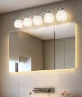 Five Light Vanity by Z-Lite - Colette Collection, Brushed Nickel Finish - 1963-5V-BN