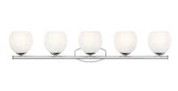 Five Light Vanity by Z-Lite - Colette Collection, Chrome Finish - 1963-5V-CH