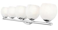 Five Light Vanity by Z-Lite - Colette Collection, Chrome Finish - 1963-5V-CH