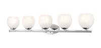 Five Light Vanity by Z-Lite - Colette Collection, Chrome Finish - 1963-5V-CH