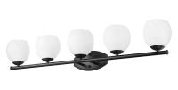 Five Light Vanity by Z-Lite - Colette Collection, Matte Black Finish - 1963-5V-MB