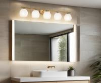 Five Light Vanity by Z-Lite - Colette Collection, Modern Gold Finish - 1963-5V-MGLD