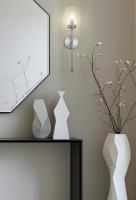 One Light Wall Sconce by Z-Lite - Dominique Collection, Brushed Nickel Finish - 2012-1S-BN