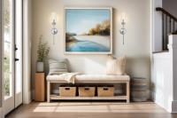 One Light Wall Sconce by Z-Lite - Clara Collection, Brushed Nickel Finish - 2013-1S-BN