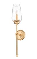 One Light Wall Sconce by Z-Lite - Clara Collection, Modern Gold Finish - 2013-1S-MGLD