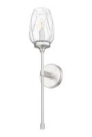 One Light Wall Sconce by Z-Lite - Cassian Collection, Brushed Nickel Finish - 2014-1S-BN