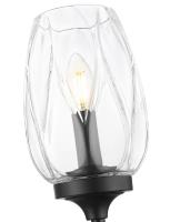 One Light Wall Sconce by Z-Lite - Cassian Collection, Matte Black Finish - 2014-1S-MB