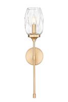 One Light Wall Sconce by Z-Lite - Cassian Collection, Modern Gold Finish - 2014-1S-MGLD