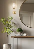 One Light Wall Sconce by Z-Lite - Cassian Collection, Modern Gold Finish - 2014-1S-MGLD