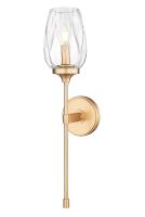 One Light Wall Sconce by Z-Lite - Cassian Collection, Modern Gold Finish - 2014-1S-MGLD