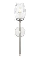 One Light Wall Sconce by Z-Lite - Cassian Collection, Polished Nickel Finish - 2014-1S-PN