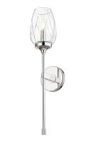 One Light Wall Sconce by Z-Lite - Cassian Collection, Polished Nickel Finish - 2014-1S-PN