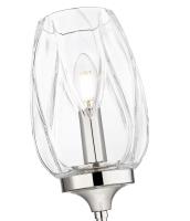 One Light Wall Sconce by Z-Lite - Cassian Collection, Polished Nickel Finish - 2014-1S-PN