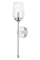 One Light Wall Sconce by Z-Lite - Cassian Collection, Polished Nickel Finish - 2014-1S-PN