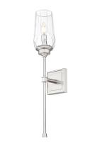 One Light Wall Sconce by Z-Lite - Cosmo Collection, Brushed Nickel Finish - 2015-1S-BN