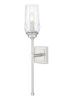 One Light Wall Sconce by Z-Lite - Cosmo Collection, Brushed Nickel Finish - 2015-1S-BN