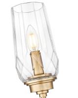 One Light Wall Sconce by Z-Lite - Cosmo Collection, Modern Gold Finish - 2015-1S-MGLD