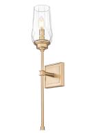 One Light Wall Sconce by Z-Lite - Cosmo Collection, Modern Gold Finish - 2015-1S-MGLD