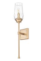 One Light Wall Sconce by Z-Lite - Cosmo Collection, Modern Gold Finish - 2015-1S-MGLD