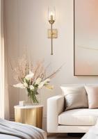 One Light Wall Sconce by Z-Lite - Cosmo Collection, Modern Gold Finish - 2015-1S-MGLD