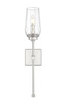One Light Wall Sconce by Z-Lite - Cosmo Collection, Polished Nickel Finish - 2015-1S-PN
