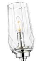 One Light Wall Sconce by Z-Lite - Cosmo Collection, Polished Nickel Finish - 2015-1S-PN