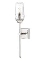 One Light Wall Sconce by Z-Lite - Cosmo Collection, Polished Nickel Finish - 2015-1S-PN