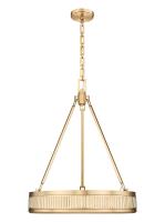 LED Pendant by Z-Lite - Quinn Collection, Modern Gold Finish - 3046P22-MGLD-LED