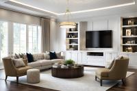 LED Pendant by Z-Lite - Quinn Collection, Modern Gold Finish - 3046P22-MGLD-LED