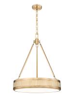 LED Pendant by Z-Lite - Quinn Collection, Modern Gold Finish - 3046P22-MGLD-LED