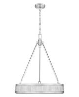 LED Pendant by Z-Lite - Quinn Collection, Satin Nickel Finish - 3046P22-SN-LED